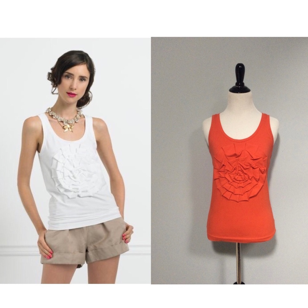 kate spade Alessa Rosette Tank Small EUC